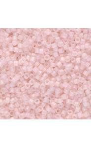 Miyuki delica Beads 11/0 - Matted transparent pink mist ab DB-868